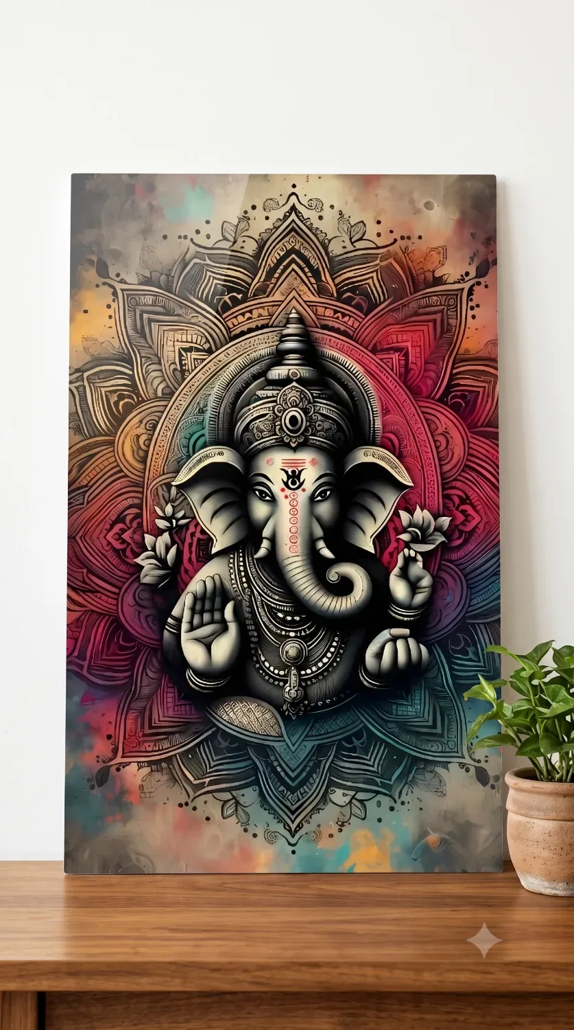 Religious Metal Wall Art: Divine Décor for Your Home & Pooja Room